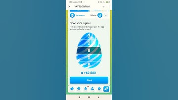 YAYTSOGRAM Cipher Code September 29 #yaytsogram #ciphercode #dailycombo #game #tokens