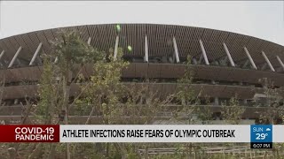 Athlete infections raise fears of Olympic outbreak