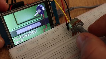 NExtion TFT potentiometer read with Arduino TEST