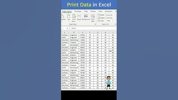 Excel Job Interview Questions Print Scale in Excel #excel #exceltips #shorts #msexcelfullcourse