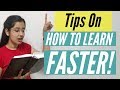 Best Tips on How to Learn Faster | In Hindi