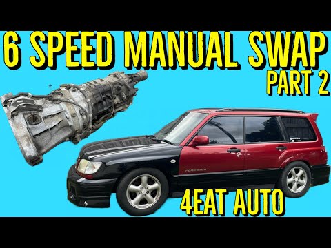 Subaru 6 speed swap | Gearbox and Diff removal | Built Subaru SF5 Forester