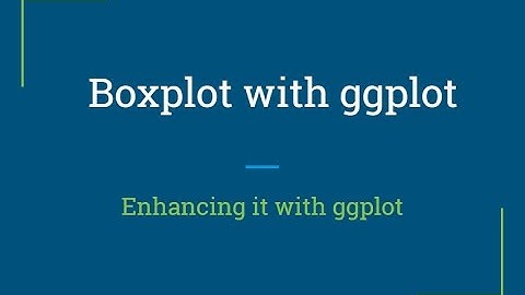 R Tutorial | Creating boxplot and enhance it with ggplot | R Programming