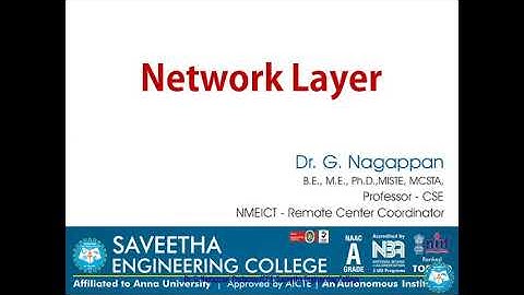 Introduction to Network Layer  | Unit 3 -  CS8591 - Computer Networks