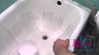 видео Реставрация ванн в г. Зеленоград качественно бюджетный вариант.