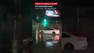 Flash Floods Inundate Milwaukee Streets, Cars Submerged After Heavy Rainstorm | VERTEX