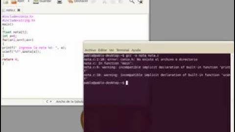 compilando con gcc 3