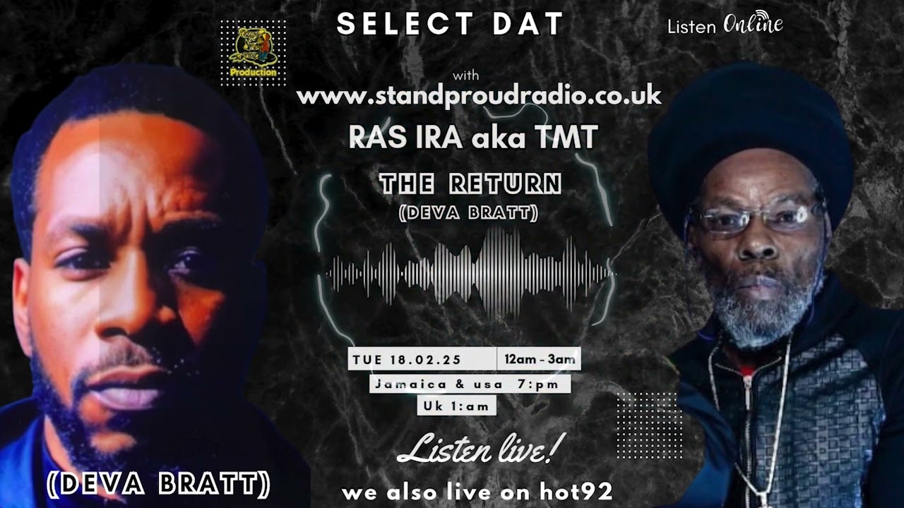 Deva Bratt Live Interview with Ras Ira | Stand Proud Radio | Part 2