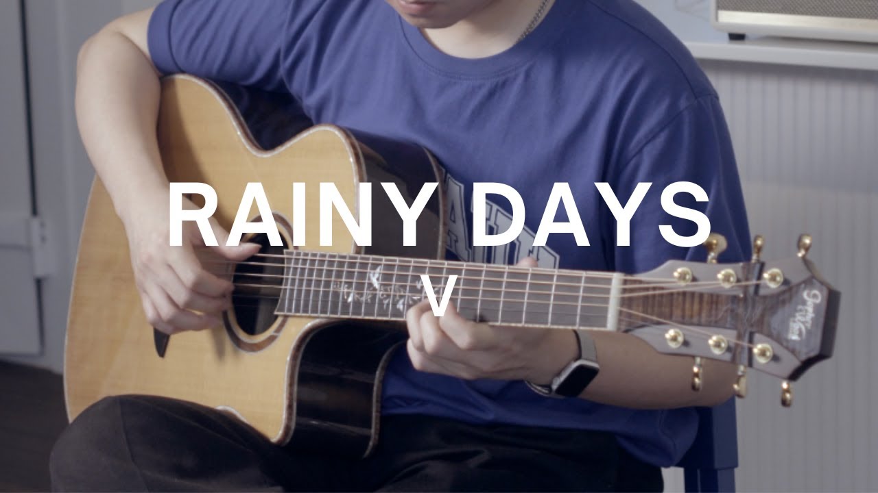 V (뷔) - Rainy Days Easy Guitar Chords