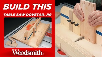 Cut Perfect Dovetails on a Table Saw! | Build This Jig!