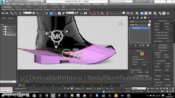 3dsMax 2015 - Speed Modeling - Rainy Boots
