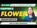 Class 9 Biology Chapter 3 Flower Lecture 2 | Parts of Flower & Inflorescence 🌸🔥
