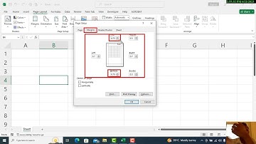 មេរៀនទី១៖របៀបកំណត់ Page Setup in MS Excel