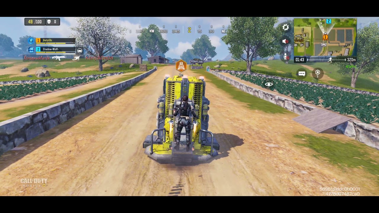 call of duty mobile  - Blackout melee only (win).