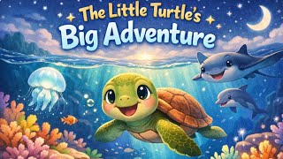 The Little Turtle’s Big Adventure 🐢🌊 | A Gentle Friendship Bedtime Story