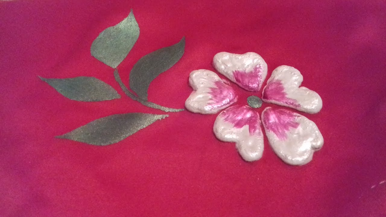 تقنية الصباغة بالمنفوخ . LA  PATE  RELIEF