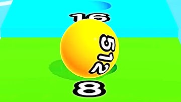 Ball Run 2048 Merge Number ! MAX LEVELS Gameplay Walkthrough New Update Part 124 android, ios