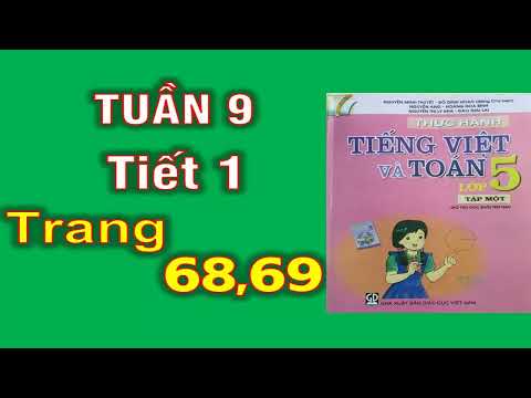 Video Thực hành Tiếng việt Toán 5 Tuần 9 - Tiết 1 - Trang... - youtube