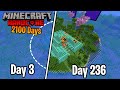 I Survived 2100 Days in HARDCORE Minecraft... Ocean Monument