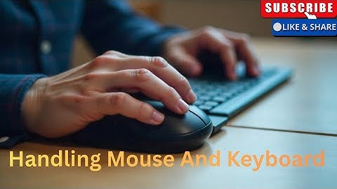 Handling Mouse and Keyboard | Class 2 Computer Lesson | Easy Learning for Kids