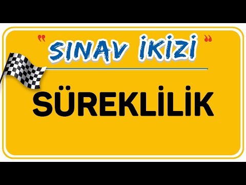 SÜREKLİLİK  |  ŞENOL HOCA