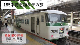 引退間近！185系特急踊り子の旅(2020年12月 池袋→熱海)