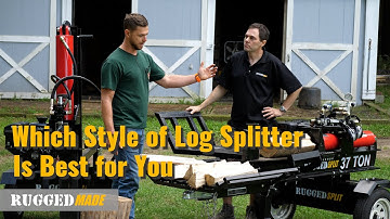 Which Style of Log Splitter is Best for You: Tip-Up vs. Push-Through