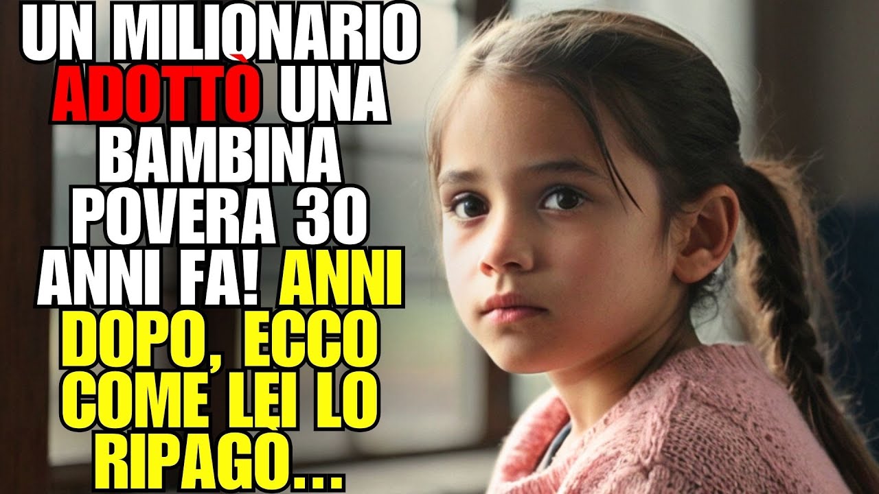 L’adozione che ha cambiato la vita del milionario dà i suoi frutti dopo ...