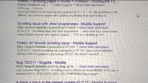 Firefox 44 scrolling glitch