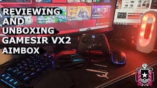 Reviewing And Unboxing GameSir VX2 AimBox Keyboard Mouse Adapter