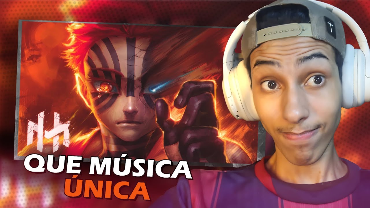 (QUE INSTRUMENTAL!) Akaza (Demon Slayer) - Crepúsculo | Henrique Mendonça - REACT