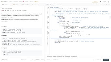 [LeetCode] 140. Word Break II 解题