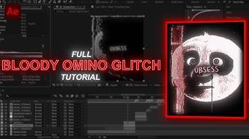 Bloody Omino glitch | After effects tutorial