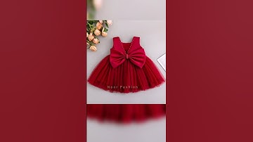 How To Make Party Wear Baby Dress #fashion #kidsfrock  #sewing