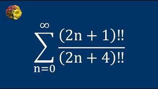 A Double Factorial Series That Collapses Beautifully