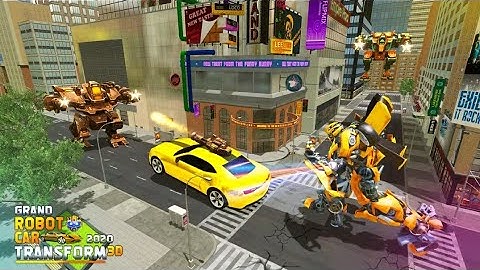 Bumble Bee | Grand Robot Car Transform 3D Simulator Game| Android Gameplay