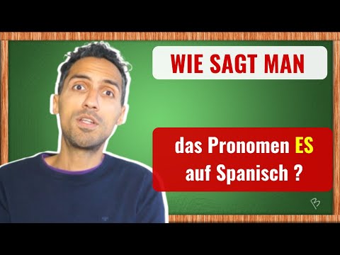 Video: Wie Man Das Pronomen 