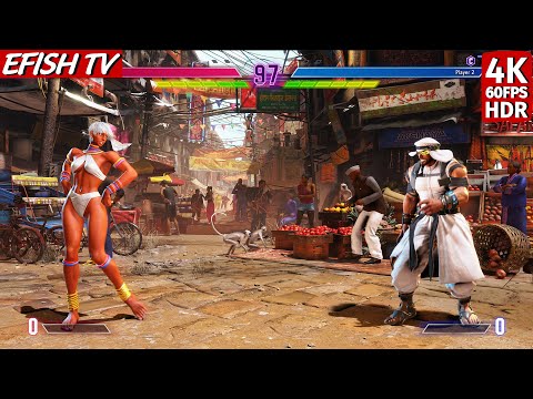 Elena vs Rashid (Hardest AI) - Street Fighter 6