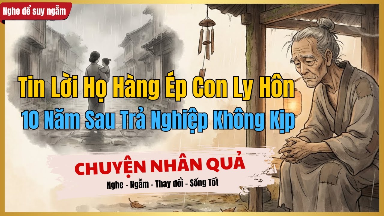 Chuyện Nhân Quả | 47 Tuổi Tin Lời Họ Hàng Ép Con Ly Hôn, 10 Năm Sau Trả Nghiệp Không Kịp