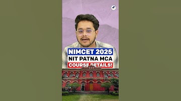 💥NIMCET NIT Patna MCA Specializations 🤩NIT Patna In NIMCET 2025! #mca #nimcet #nitpatna #mcacourse