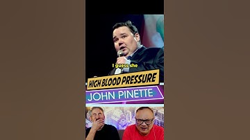 Thumbnail of 🤣 HIGH BLOOD PRESSURE!  🤬 JOHN PINETTE 😆 #funny #comedy #shorts