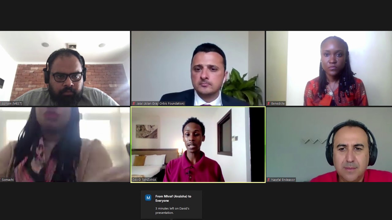 David Denis - 2020 Anzisha Prize Virtual Pitch Competition | Anzisha Prize Fellowship