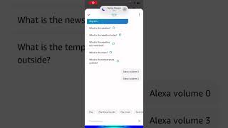 Asking Alexa to set volume 0 in the Alexa app screenshot 4