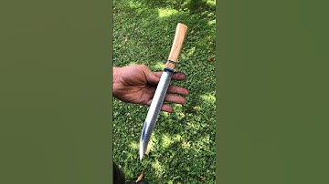 making a knife from an old file