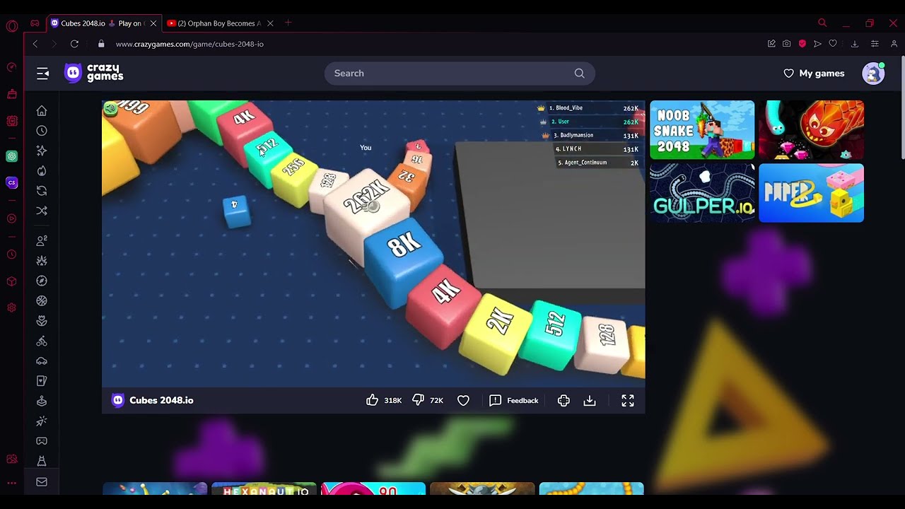Cubes 2048.io 🕹️ Play on CrazyGames