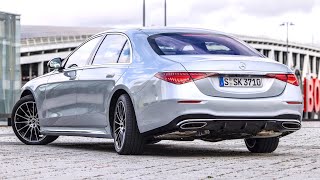 Mercedes S-CLASS 2021 - REAR AXLE steering (10 degrees), manoeuvrable as a compact car! screenshot 5