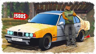 ДЖОННИ ШІРІГЕН БМВ Е34 САТЫП АЛДЫ! (GTA V) джони окигасы,қазақша гта5 жони машина тапты