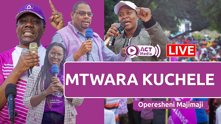 LIVE🔴: ZITTO, ESTHER, RITHE, MAHARAGANDE WAENDELEA KUUWASHA MOTO