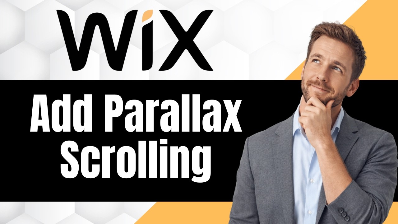 How To Add Parallax Scrolling To Wix Website - YouTube