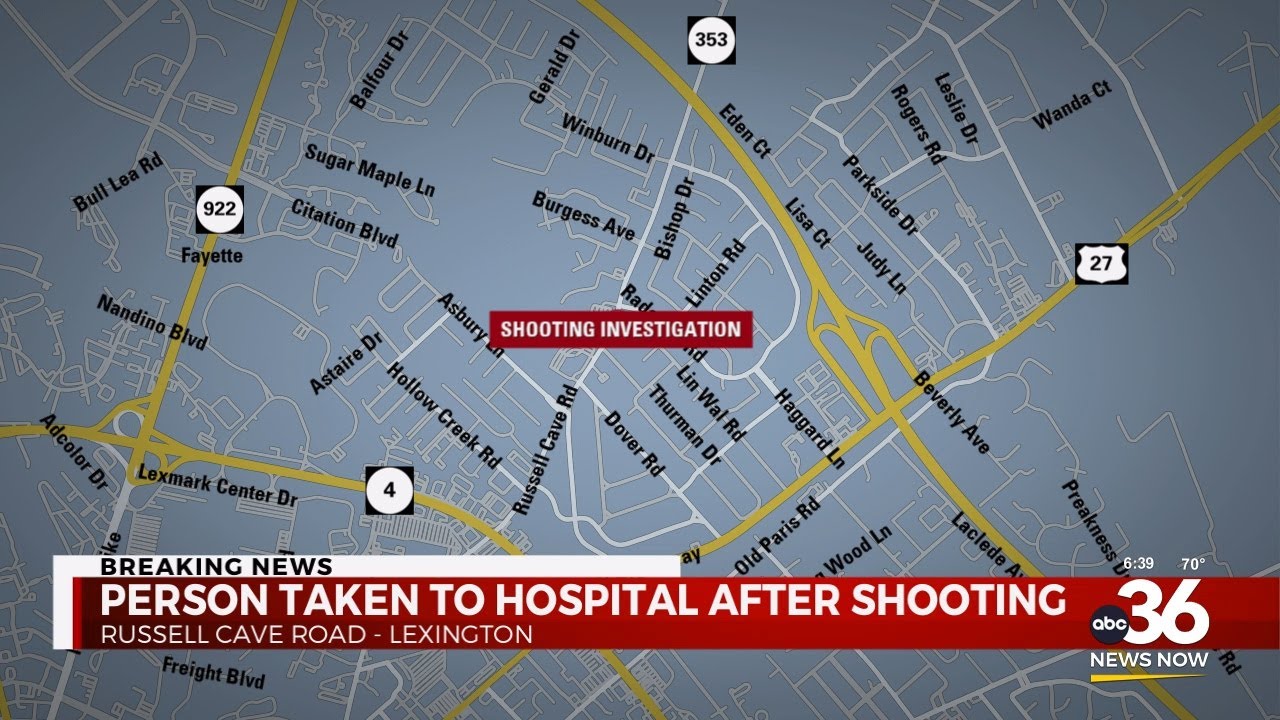 Person taken to hospital after shooting in Lexington - YouTube
